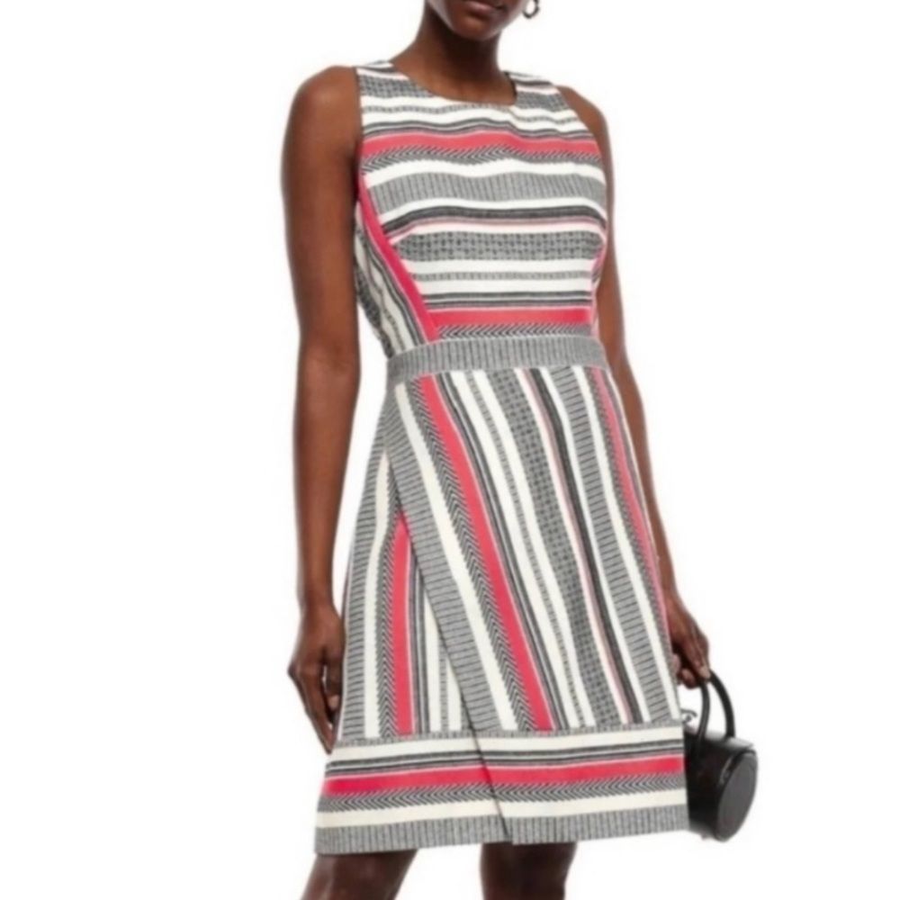Kate Spade Ribbon Jacquard A-Line Dress